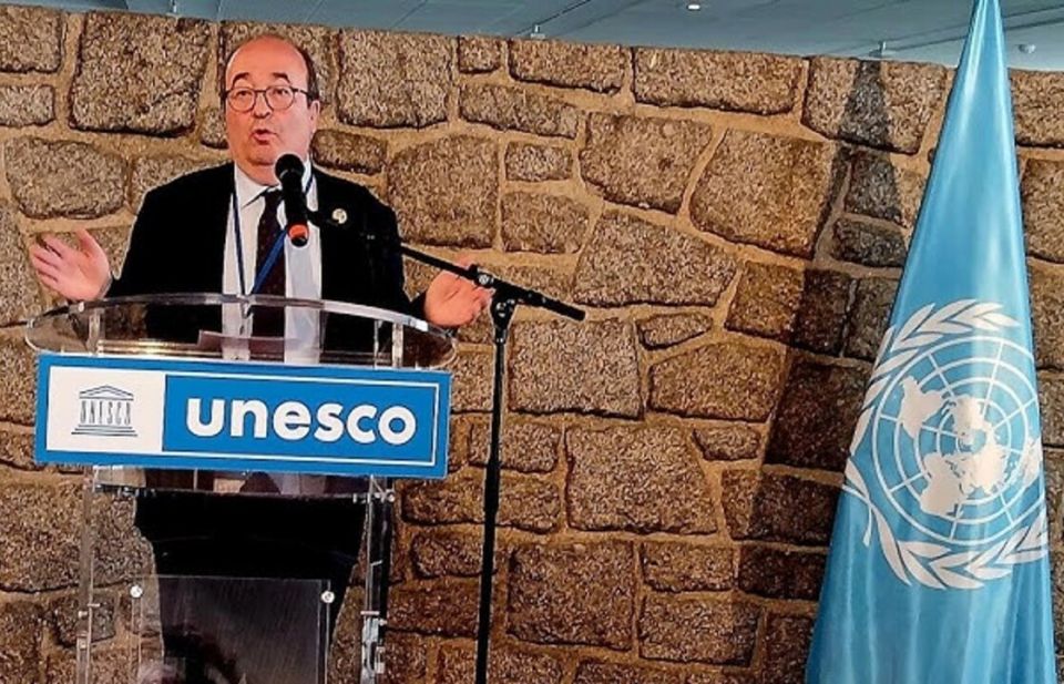 Discurso en Ingles del Embajador de España ante la Unesco Miquel Iceta en la inaguracion de "Ellas lo Contaron al Mundo" en la Sede de la UNESCO
